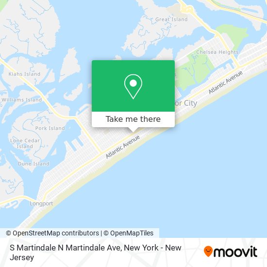 Mapa de S Martindale N Martindale Ave