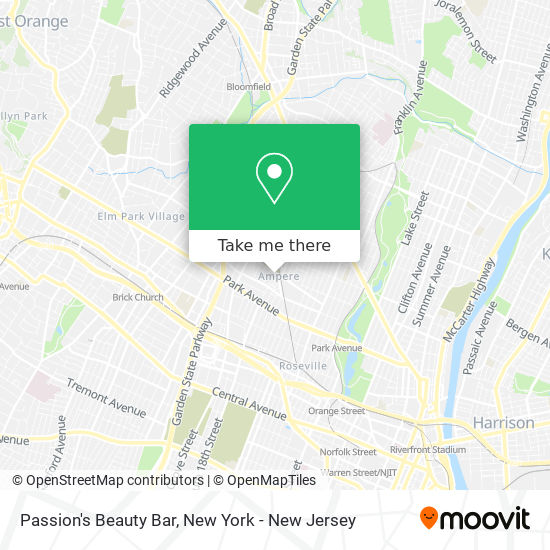 Mapa de Passion's Beauty Bar