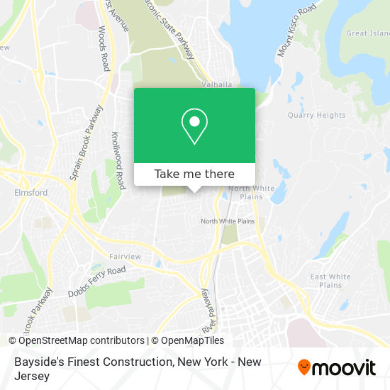 Bayside's Finest Construction map