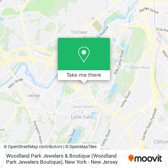 Mapa de Woodland Park Jewelers & Boutique