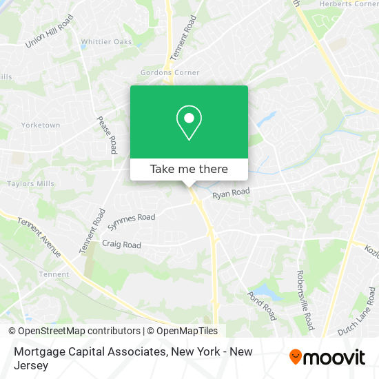 Mapa de Mortgage Capital Associates