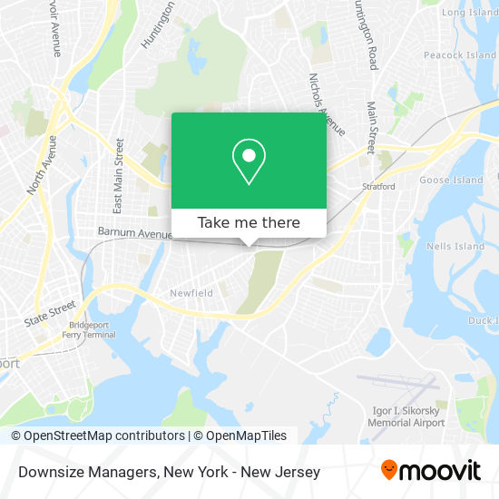 Downsize Managers map