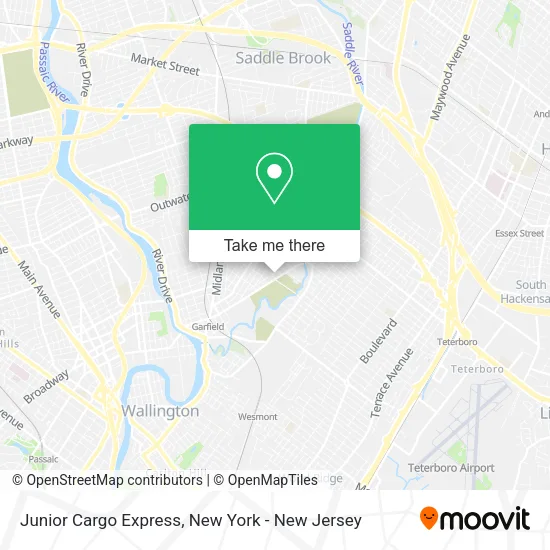 Junior Cargo Express map