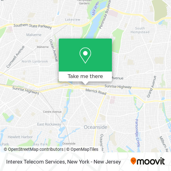 Interex Telecom Services map