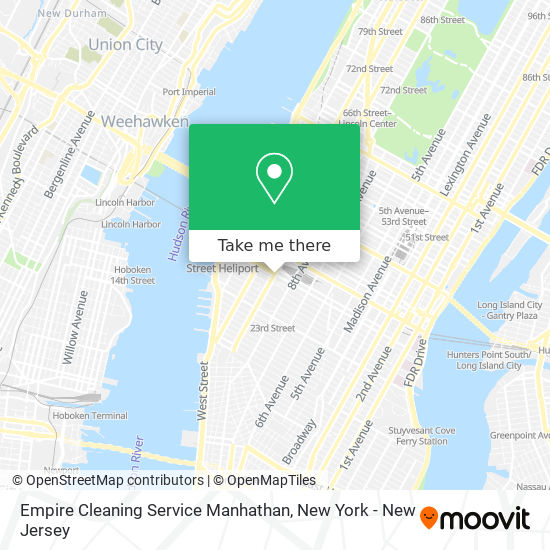 Empire Cleaning Service Manhathan map
