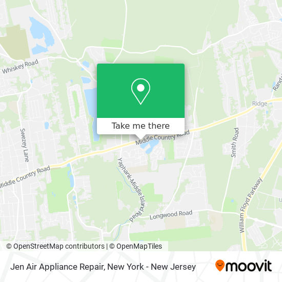 Mapa de Jen Air Appliance Repair