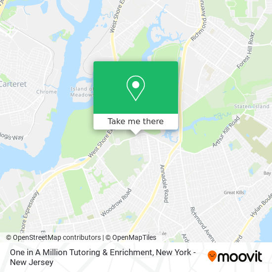 Mapa de One in A Million Tutoring & Enrichment