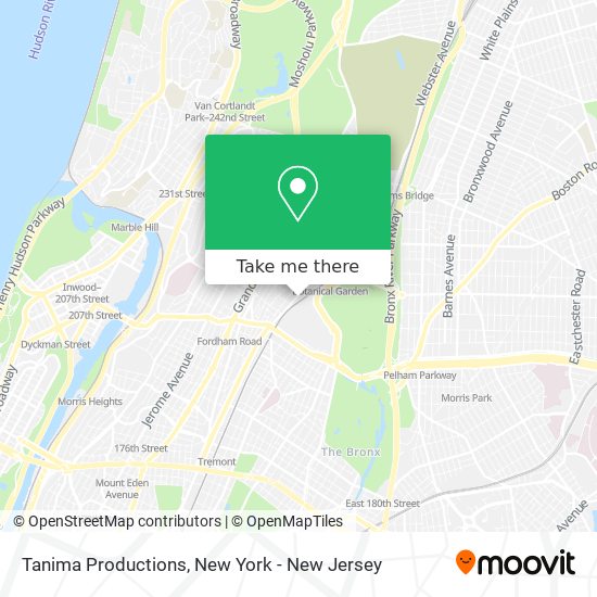 Tanima Productions map