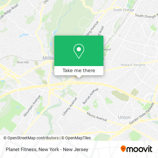 Planet Fitness map