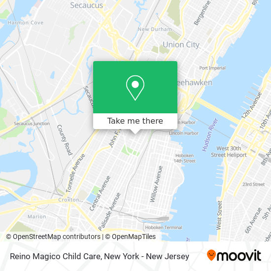 Reino Magico Child Care map