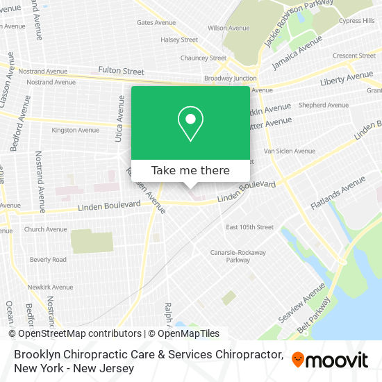 Brooklyn Chiropractic Care & Services Chiropractor map
