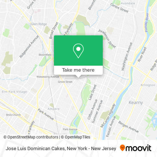 Jose Luis Dominican Cakes map