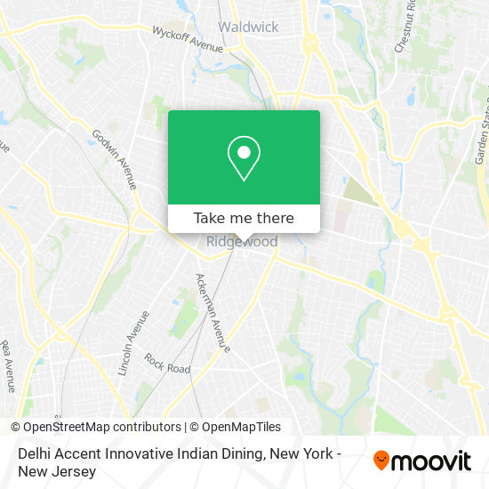 Mapa de Delhi Accent Innovative Indian Dining