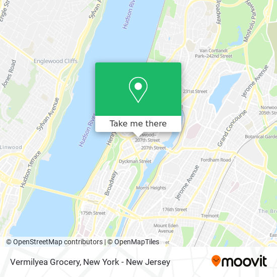 Vermilyea Grocery map