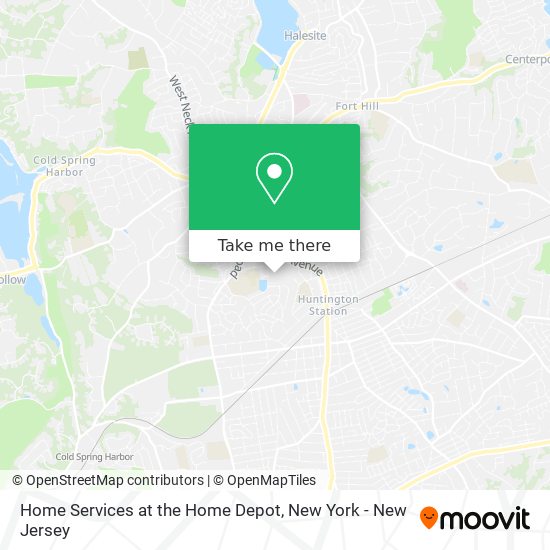 Home Services at the Home Depot map