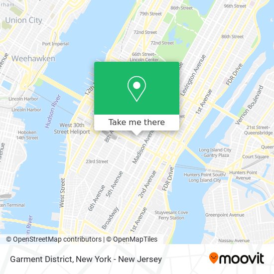 Mapa de Garment District