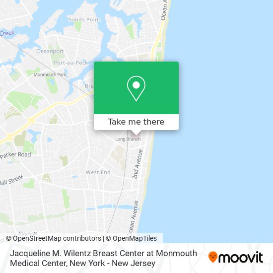 Jacqueline M. Wilentz Breast Center at Monmouth Medical Center map