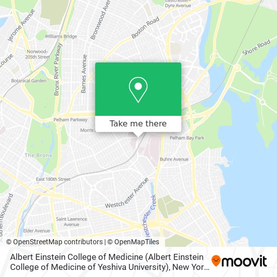 Albert Einstein College of Medicine (Albert Einstein College of Medicine of Yeshiva University) map