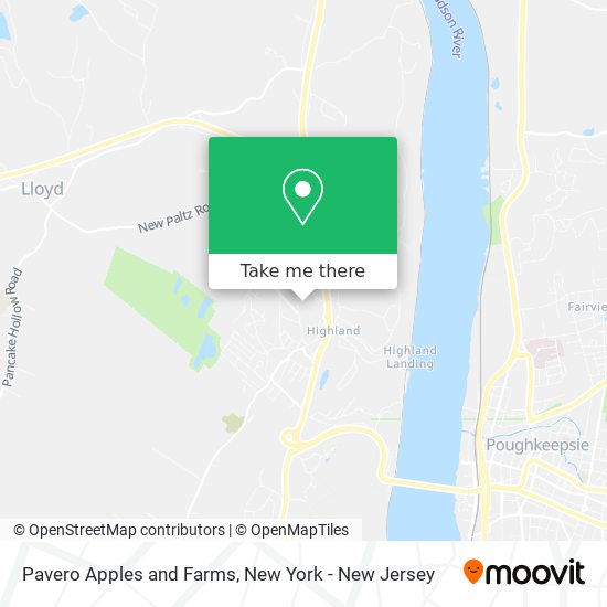 Pavero Apples and Farms map