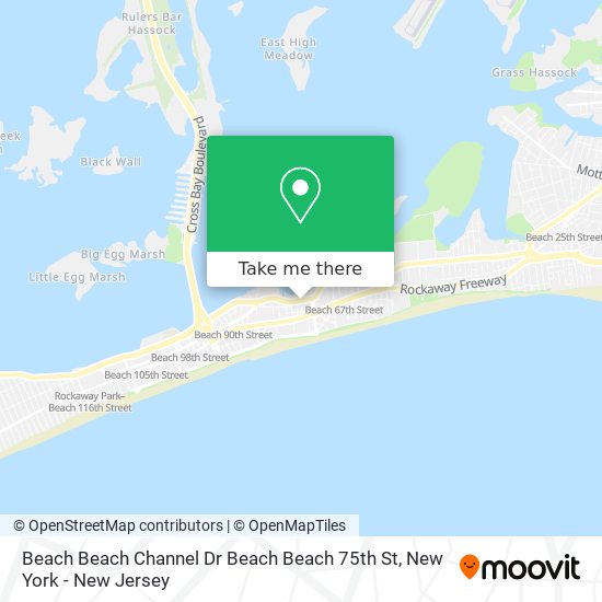 Mapa de Beach Beach Channel Dr Beach Beach 75th St