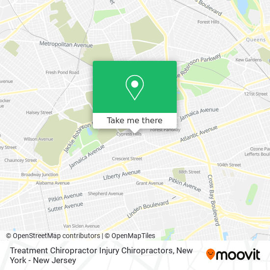 Treatment Chiropractor Injury Chiropractors map