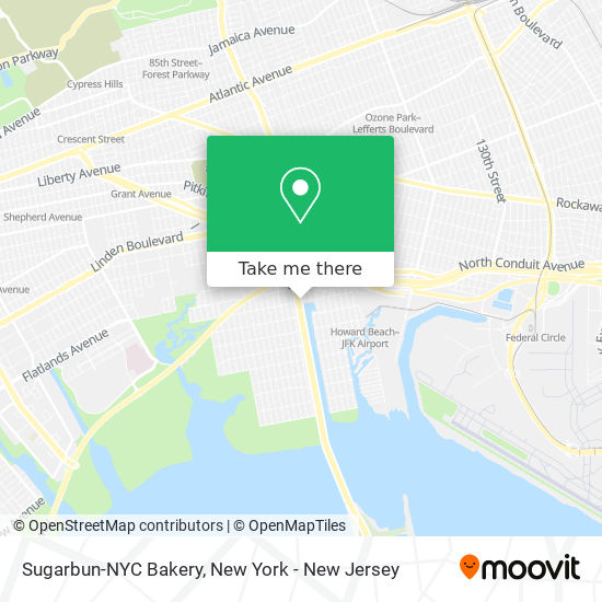 Sugarbun-NYC Bakery map