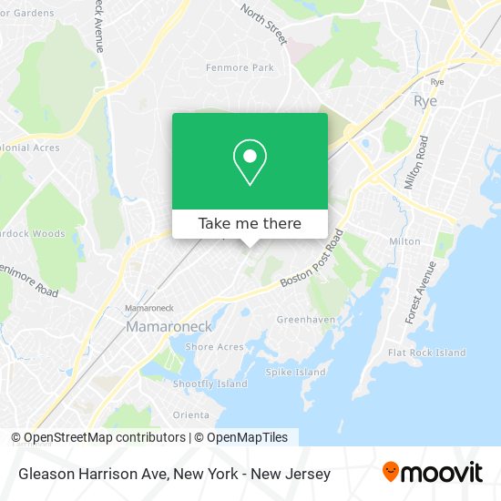 Gleason Harrison Ave map