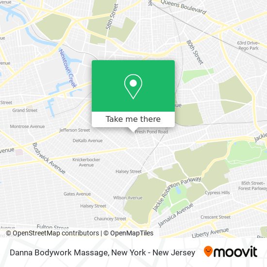 Mapa de Danna Bodywork Massage