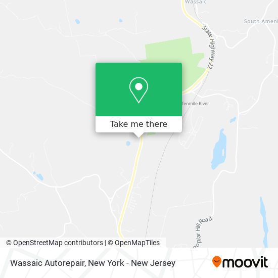 Mapa de Wassaic Autorepair