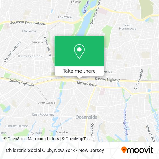 Children's Social Club map