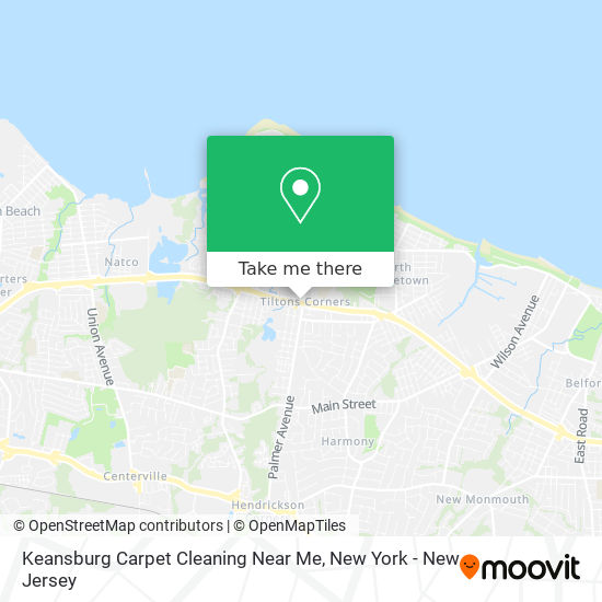 Keansburg Carpet Cleaning Near Me map
