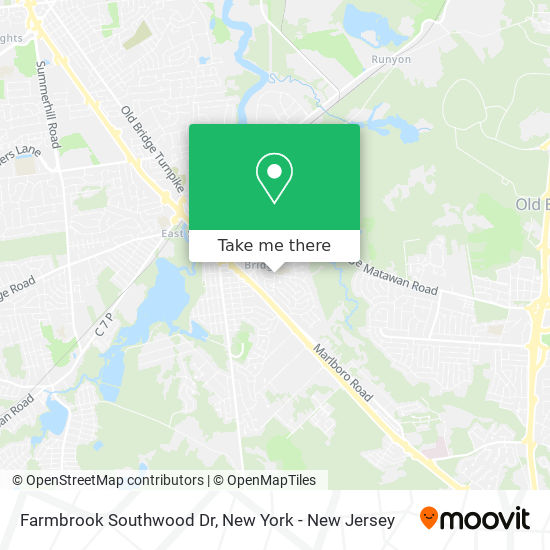 Mapa de Farmbrook Southwood Dr