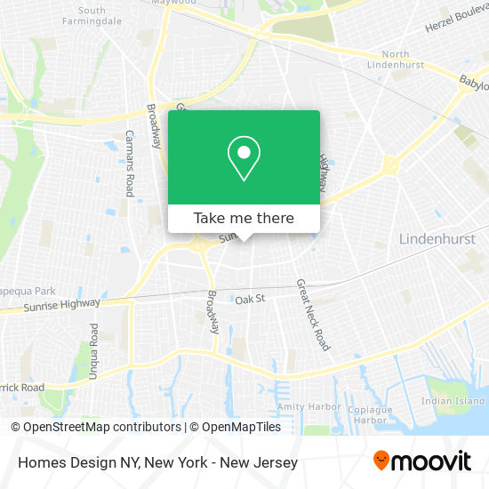 Homes Design NY map