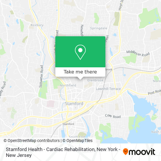 Mapa de Stamford Health - Cardiac Rehabilitation