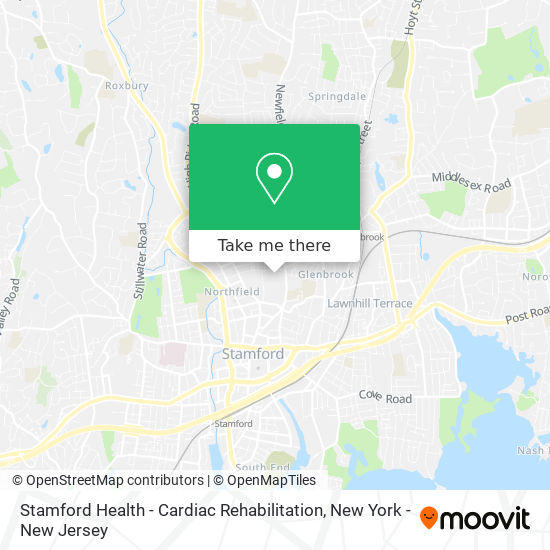 Stamford Health - Cardiac Rehabilitation map