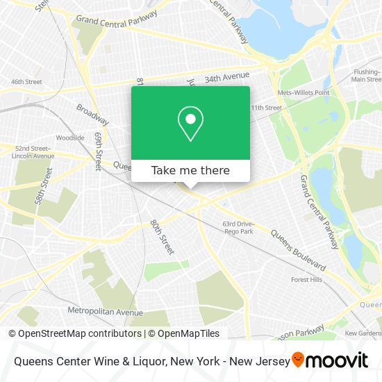 Queens Center Wine & Liquor map