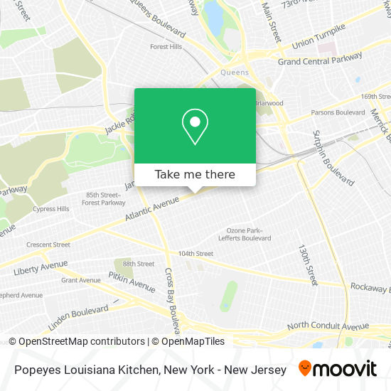 Popeyes Louisiana Kitchen map