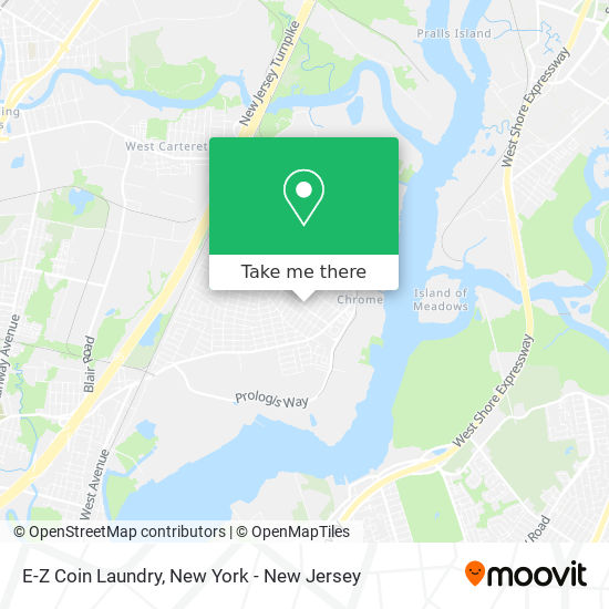 E-Z Coin Laundry map