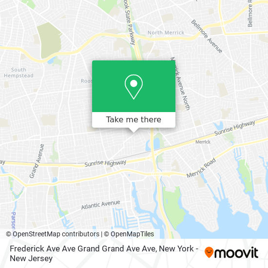 Frederick Ave Ave Grand Grand Ave Ave map