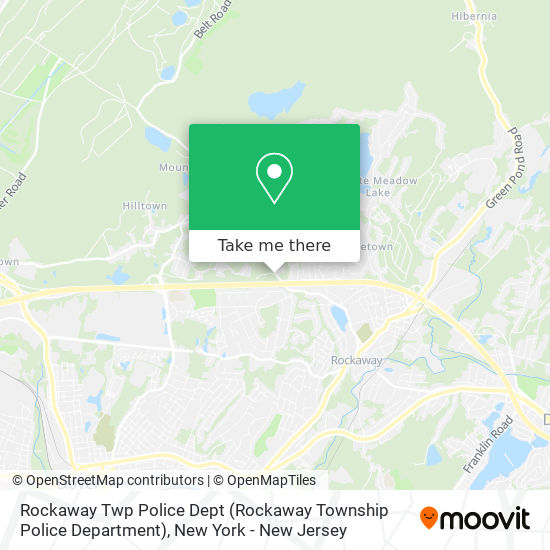 Rockaway Twp Police Dept (Rockaway Township Police Department) map