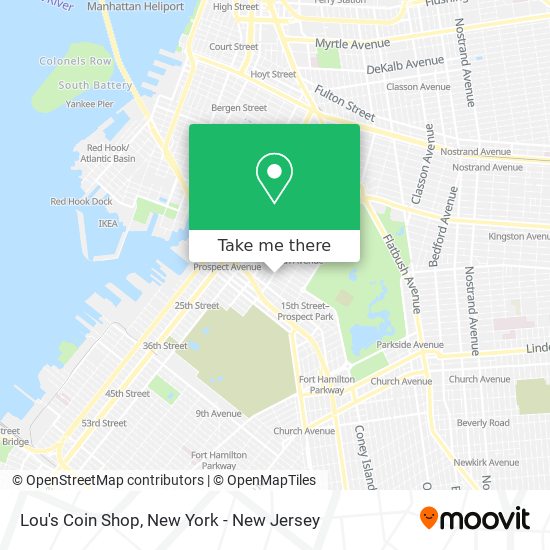 Mapa de Lou's Coin Shop