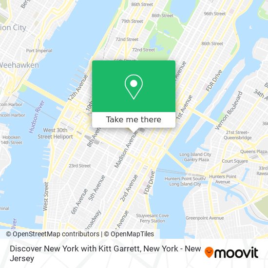 Mapa de Discover New York with Kitt Garrett