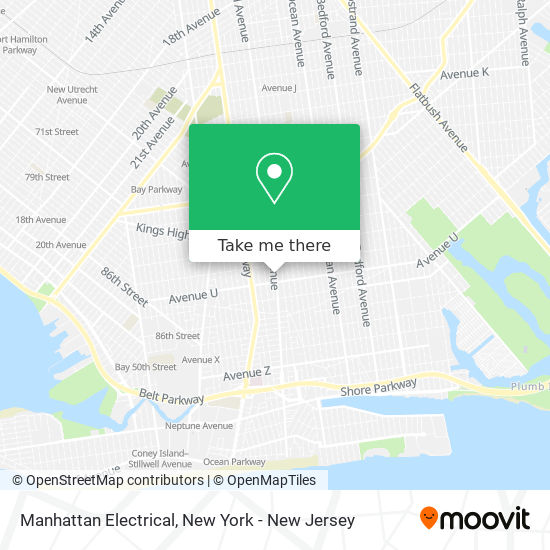 Manhattan Electrical map