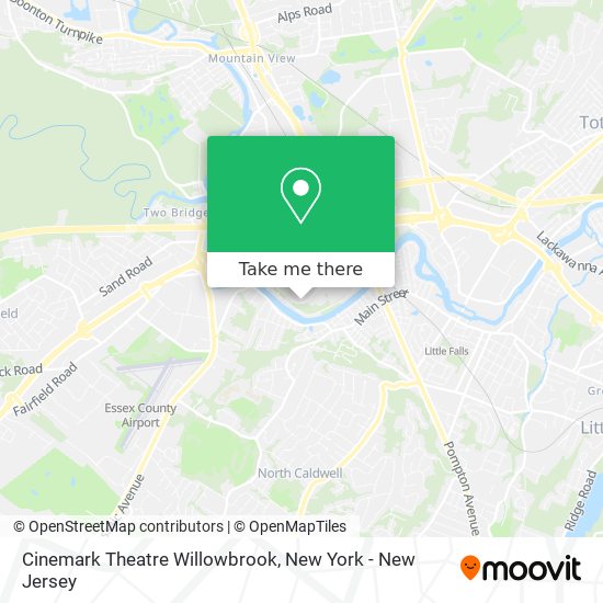 Cinemark Theatre Willowbrook map