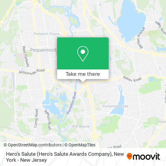 Mapa de Hero's Salute (Hero's Salute Awards Company)