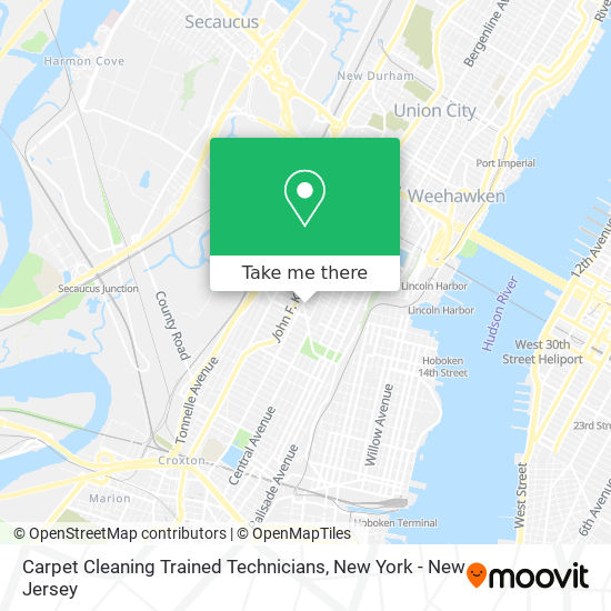 Mapa de Carpet Cleaning Trained Technicians