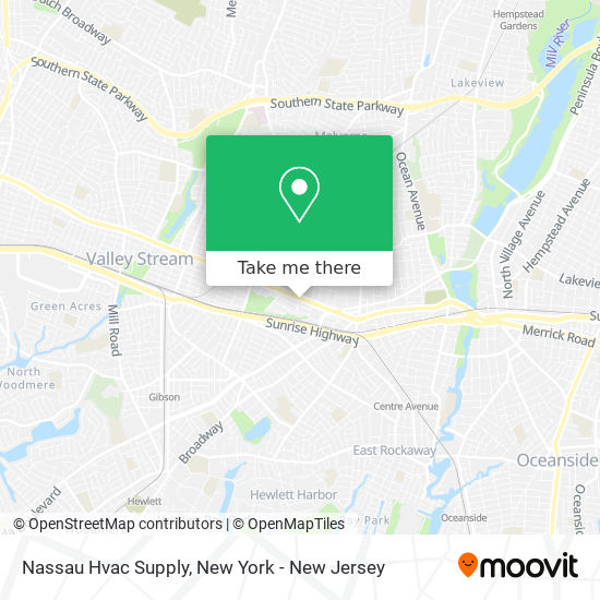 Nassau Hvac Supply map