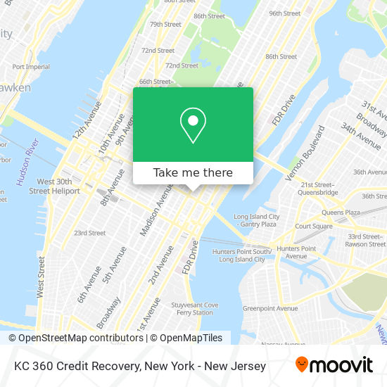 KC 360 Credit Recovery map
