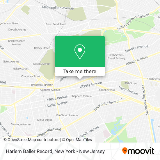Mapa de Harlem Baller Record