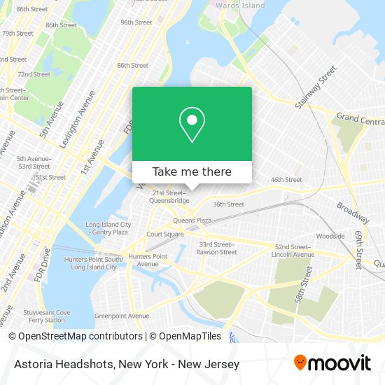 Astoria Headshots map